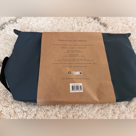 COACH- Fragrance Tote Bag / Weekender Duffel Travel Sports NWT - Picture 3 of 13